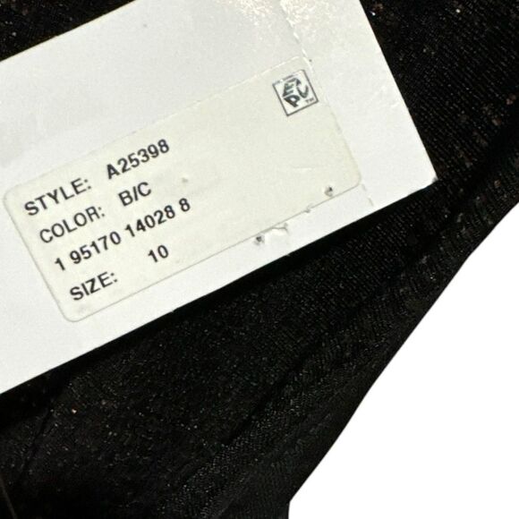 Revolve Betsy & Adam Long Cap Sleeve Glitter Black Ombre Maxi Formal Gown - Picture 5 of 8